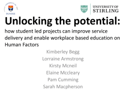 Unlocking the potential - Clinical Skills Managed Educational Network