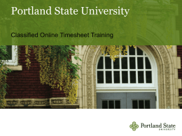 xad - Portland State University