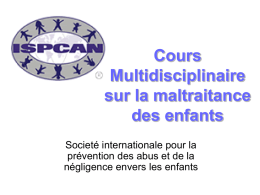 Interdisciplinary Curriculum - International Society for the Prevention