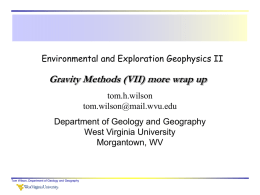 depth index multiplier - West Virginia University