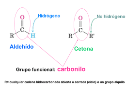 8. Nomenclatura de aldehidos y cetonas