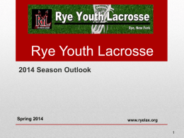 Rye Youth Lacrosse - LeagueAthletics.com