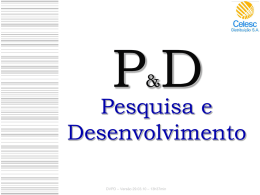 P&D CELESC DISTRIBUIÇÃO S.A.