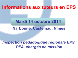 Formations tuteurs