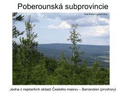 Poberounská subprovincie (formát ppt, velikost 209KB)