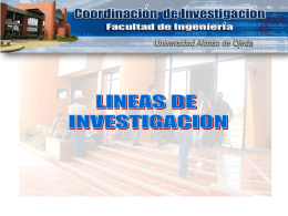 lineas de investigacion - Prof. Franklin Castellano