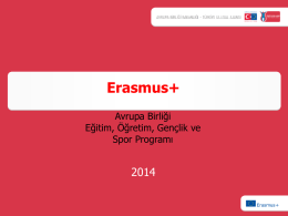 Erasmus+ Genel Sunumu