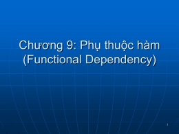 Chuong 9 Phu thuoc ham