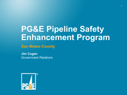 PG&E Presentation Template