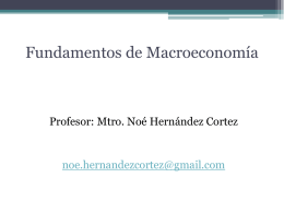 2.6 Objetivos e instrumentos de la Macroeconomía