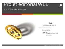 Projet Editorial Web - SOS Communication