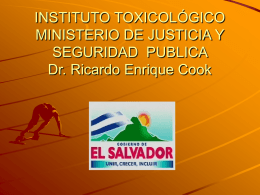 Diapositiva 1 - Ministerio de Justicia y Seguridad Pública
