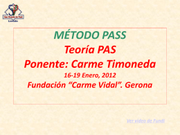 Método Pass - Carme Timoneda