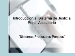 sistemas penales procesales - Poder Judicial del Estado de Coahuila