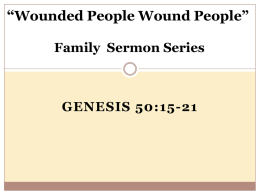 Wounded People Wound People