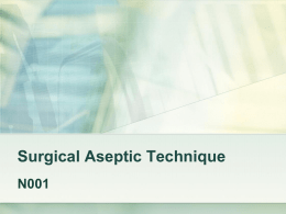 Surgical Aseptic Technique