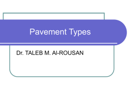 Pavement Types