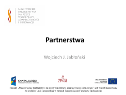Partnerstwa - Innowacyjna Radomka