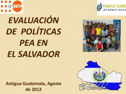 Esperanza El Salvador - Plan Andino para la Prevención del