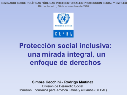 sespecial_cepal_esp - Red Interamericana de Protección Social