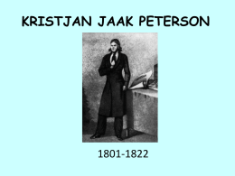 KRISTJAN JAAK PETERSON