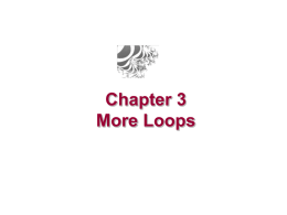 Chapter 3: More Loops - Programming 16-bit