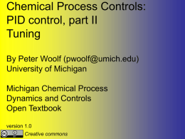 Model based tuning? - University of Michigan