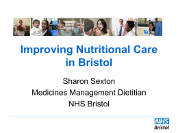 Bristol PCT Powerpoint template - The National Association of Care