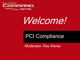 Achieving PCI compliance