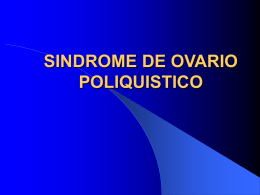 SINDROME DE OVARIO POLIQUISTICO