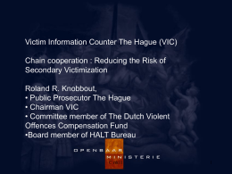 Victim Information Counter The Hague