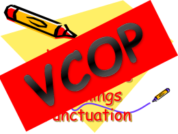 VCOP - Claytons Primary School