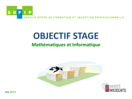Mathématiques et Informatique - L`Université Paris Descartes