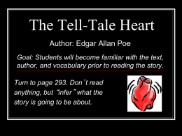 "The Tell-Tale Heart" PPT