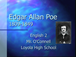 Edgar Allan Poe - teachers.yourhomework.com
