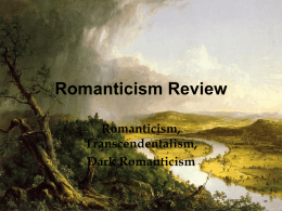 Romanticism Review - St. John Vianney High School