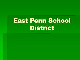 East Penn School District Who Are We?