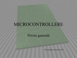 1.Microcontrollere