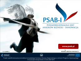 Prezentacja – PSAB-I tytuł - Inkubator Obserwatorium Zarządzania