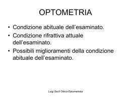 Materiale corso di laurea ottica ed optometria