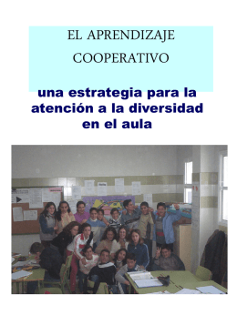 aprendizaje cooperativo