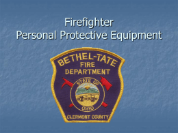 Firefighter Personal Protective Equipment