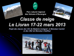Classe de neige 2012 - ecole elementaire de verneuil