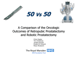full document. - Robotic Prostate Surgery