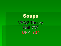 VRQ Level 2 Soup classifications