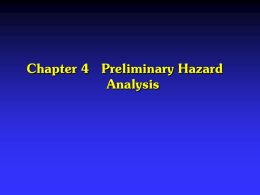 Preliminary Hazard Analysis-5 - RedHat Safety Training and