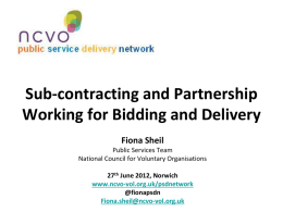 presentation on sub-contracting