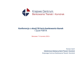 Konferencja z okazji 50-lecia - Polskie Stowarzyszenie Bankowania