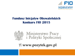 Fundusz Inicjatyw Obywatelskich - podsumowanie