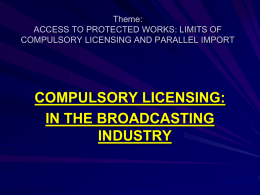 Compulsory Licensing in the US, China, Japan, Germany, and India